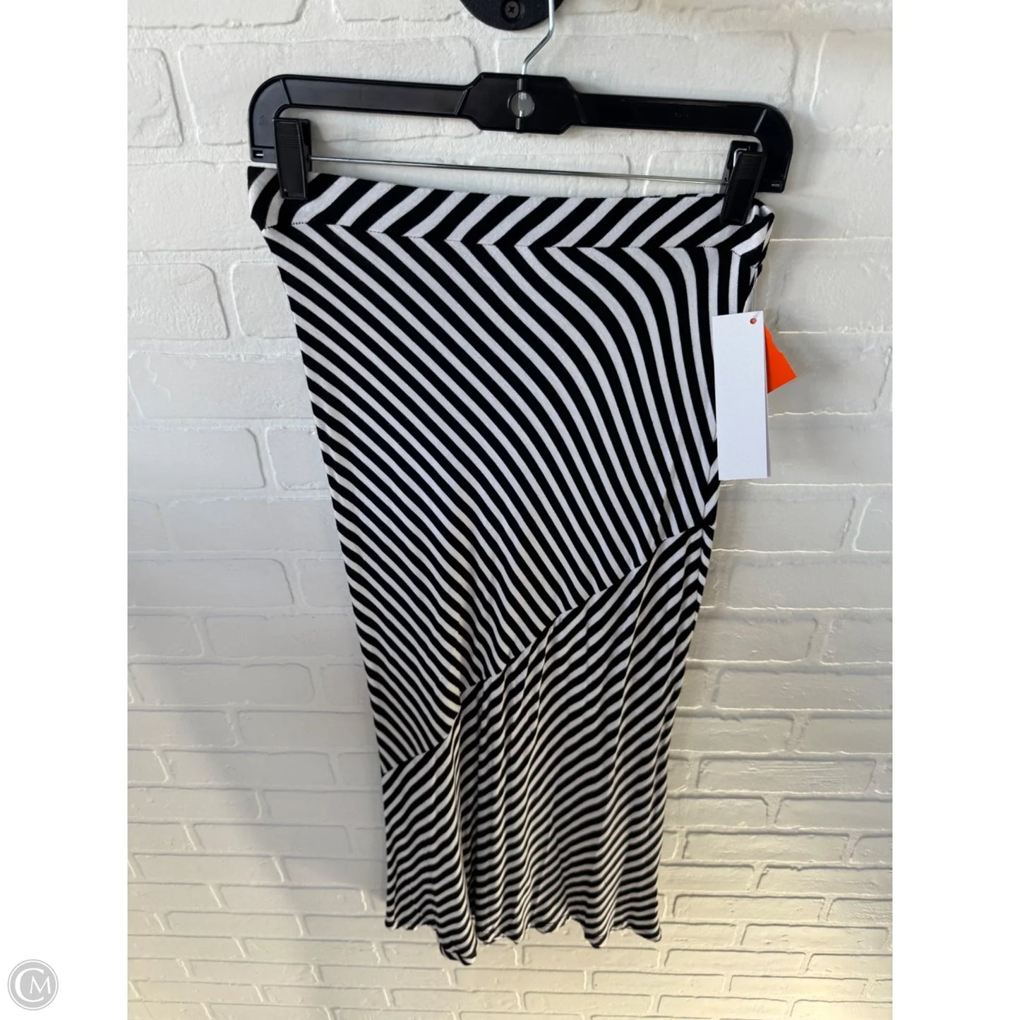 Skirt Maxi By Cha Cha Vente In Black & White, Size: 8p