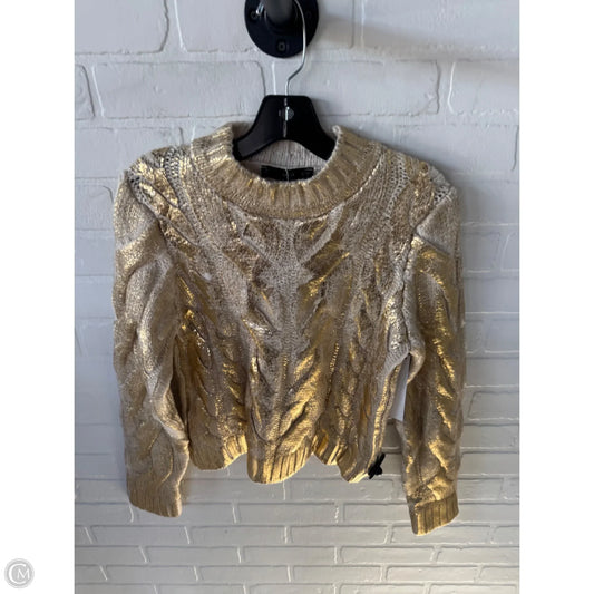 Sweater By Mng In Gold, Size: M