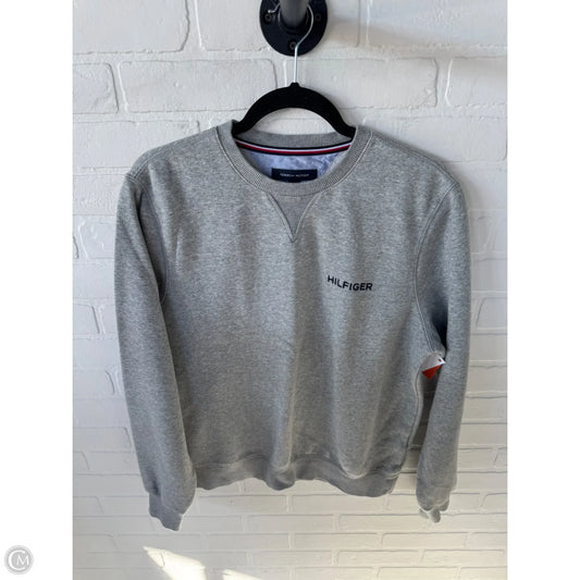 Sweatshirt Crewneck By Tommy Hilfiger In Grey, Size: M