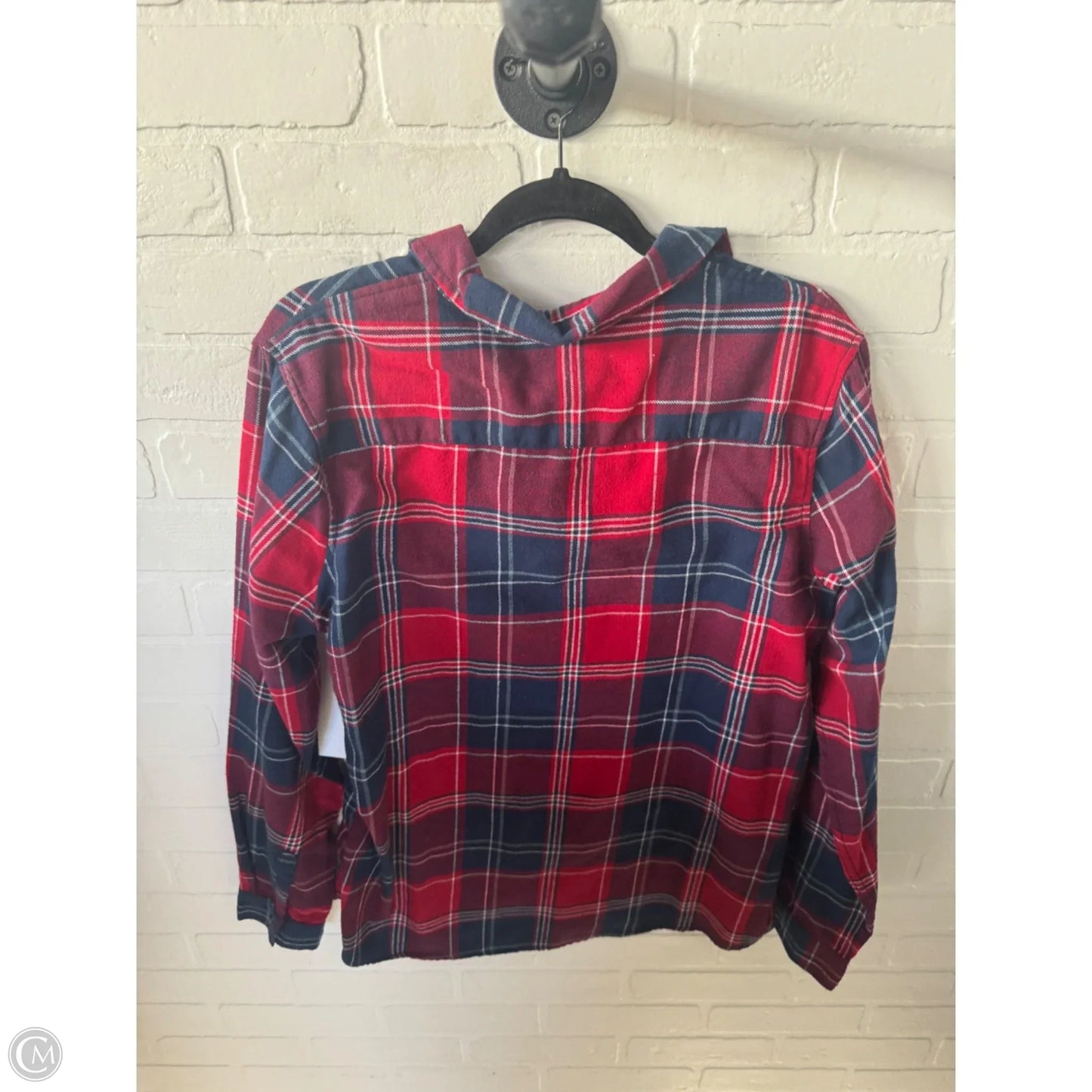 Top Long Sleeve By Clothes Mentor In Blue & Red & White, Size: Xl
