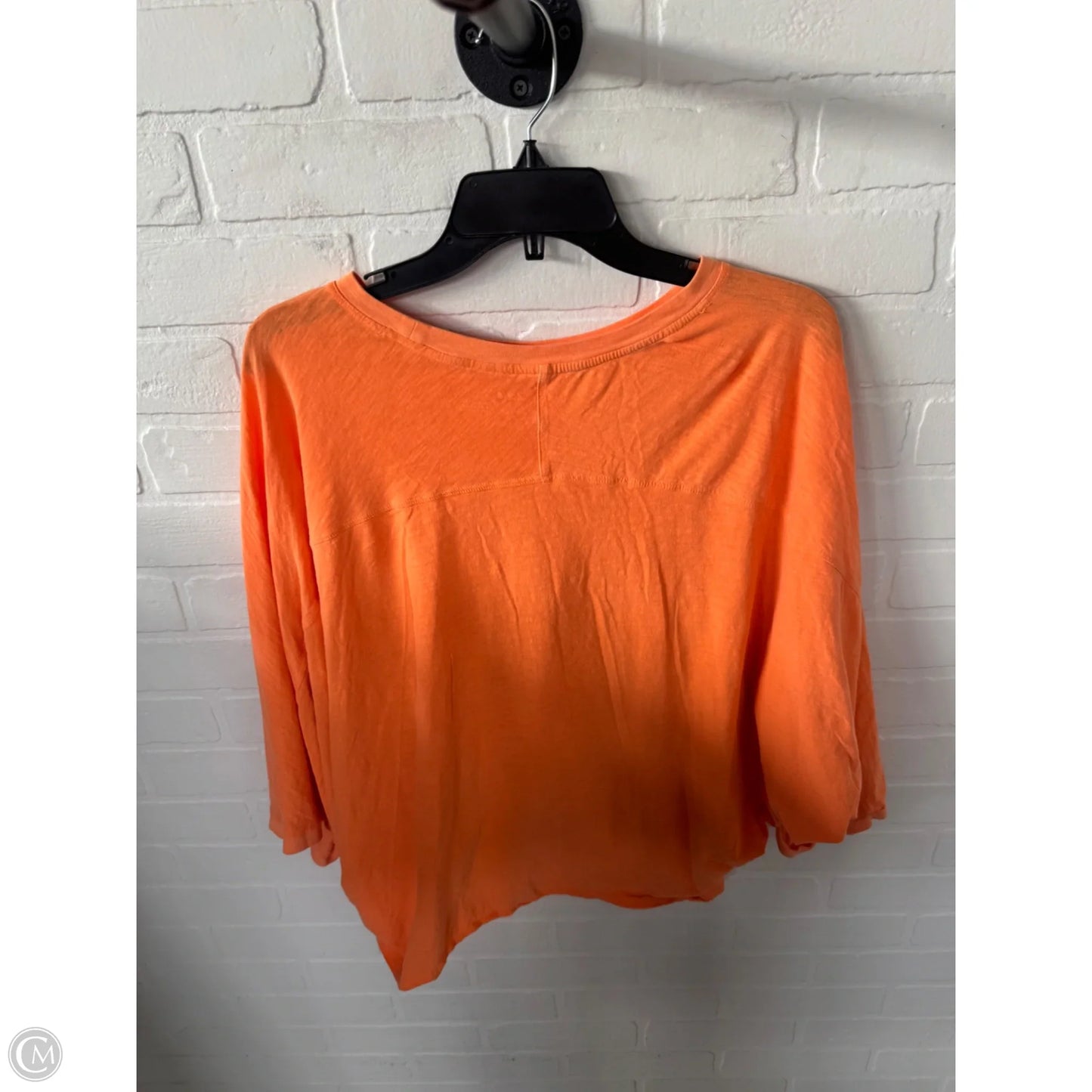 Top Short Sleeve By Aerie In Orange, Size: Xl
