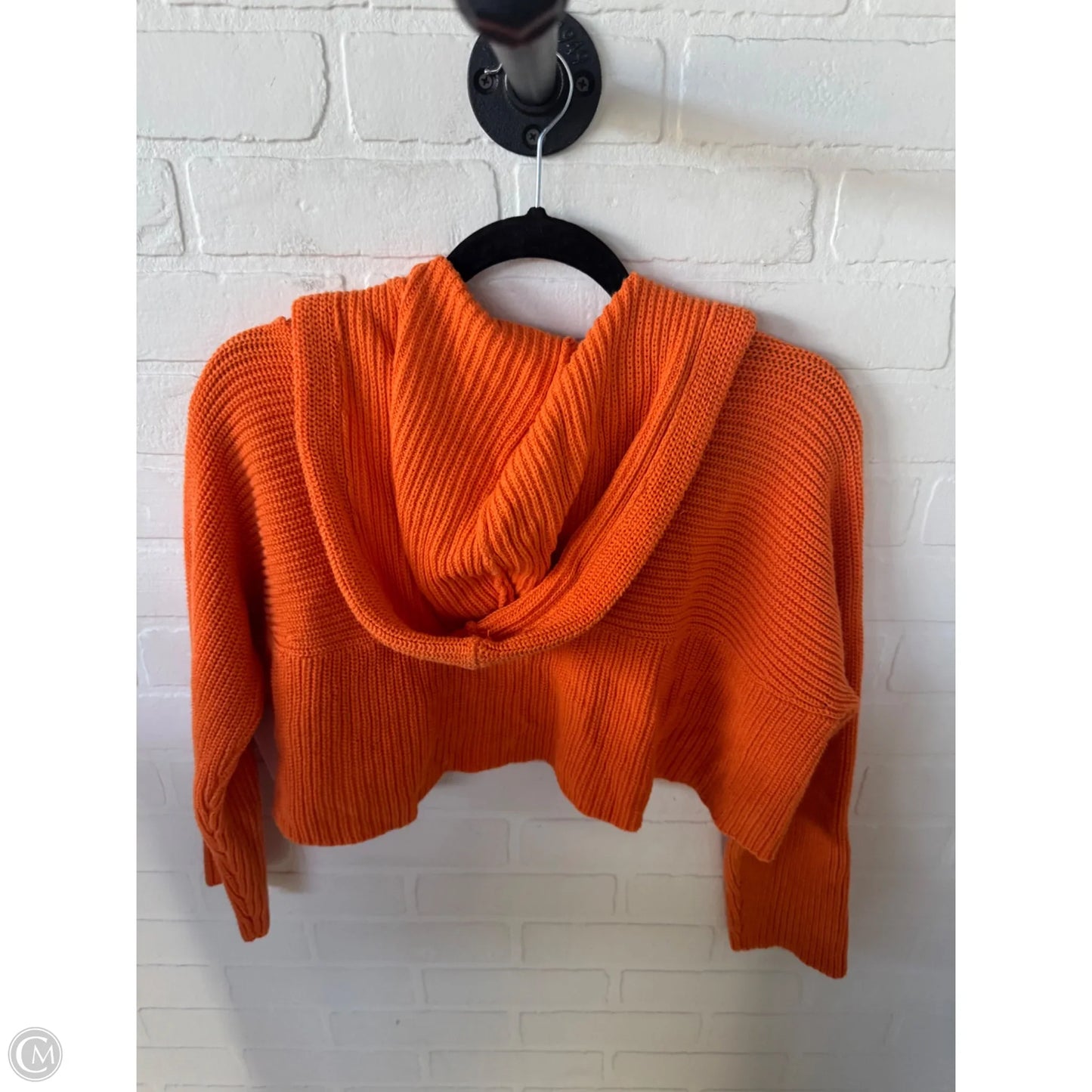 Sweater Cardigan By Bdg In Orange, Size: S