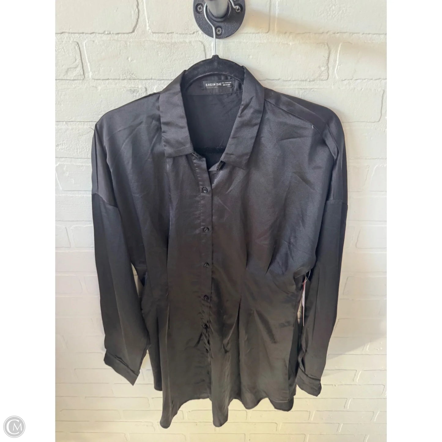 Dress Work By Shein In Black & Blue, Size: M