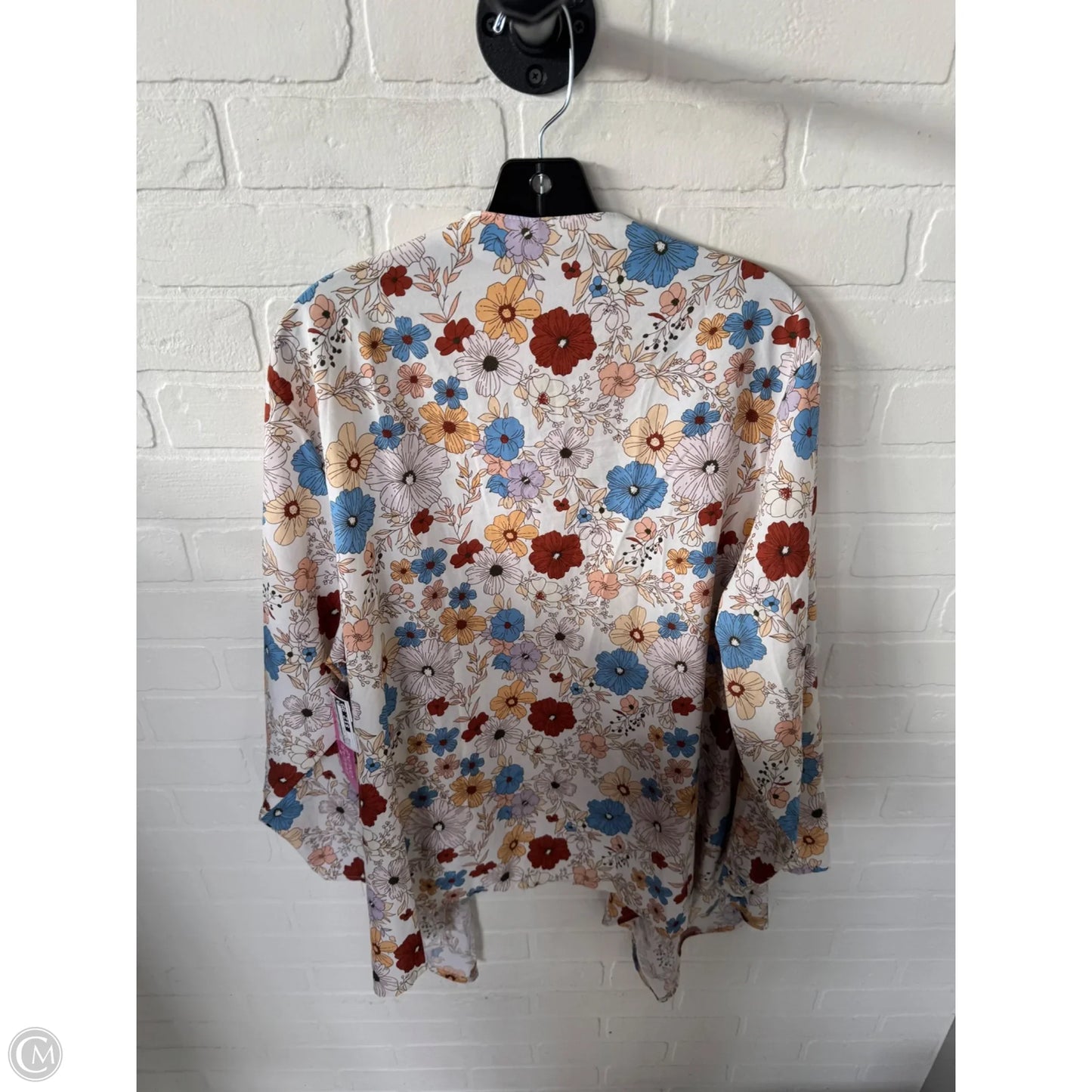 Kimono By Cme In Brown & Cream, Size: 2x