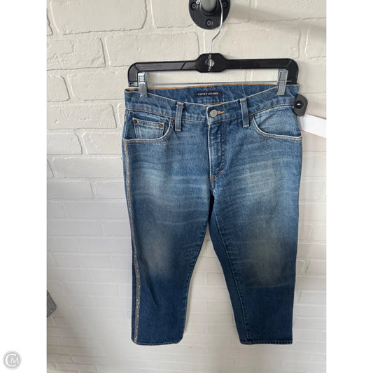 Jeans Straight By Lucky Brand In Blue Denim, Size: 2