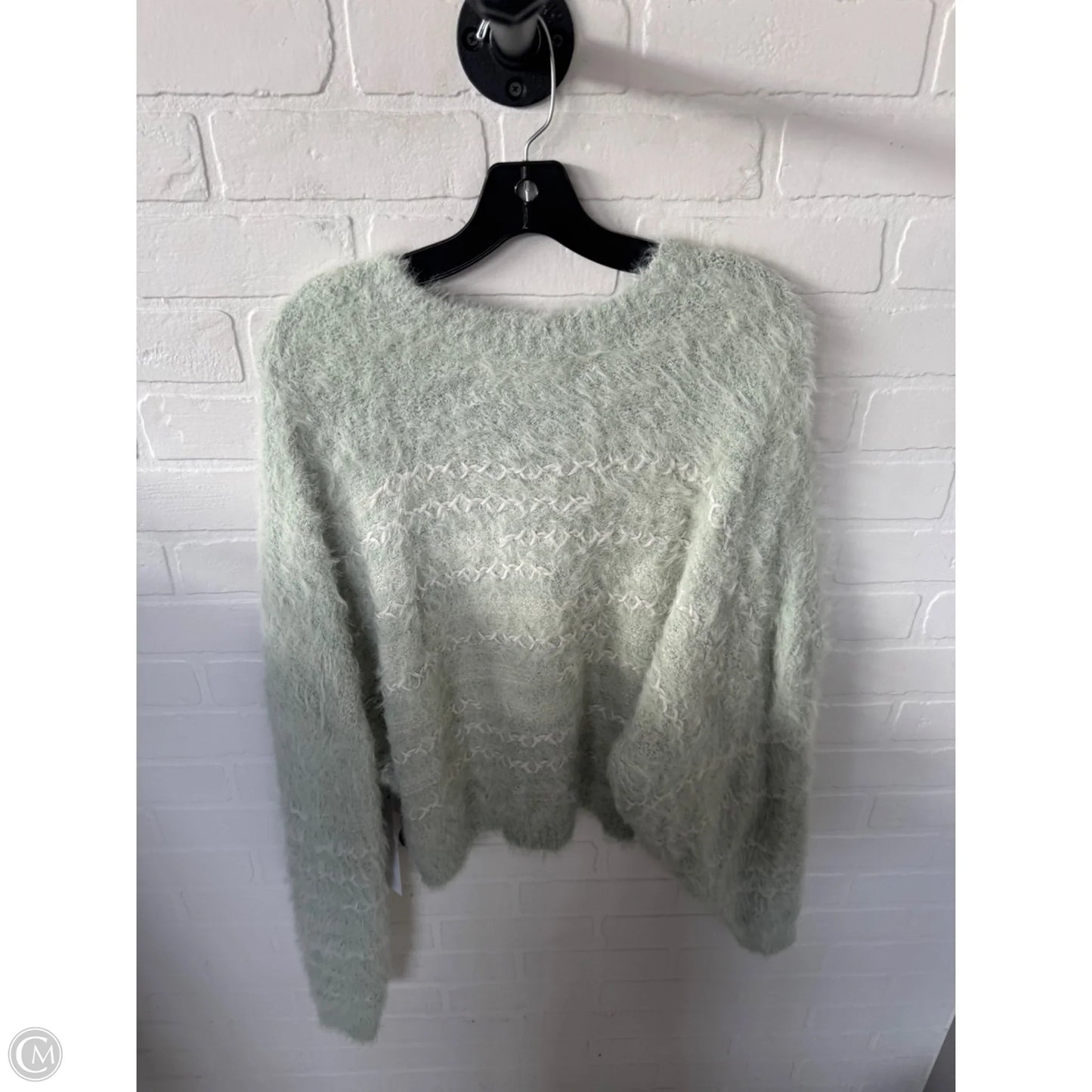 Sweater By Altard State In Green & White, Size: Xxl