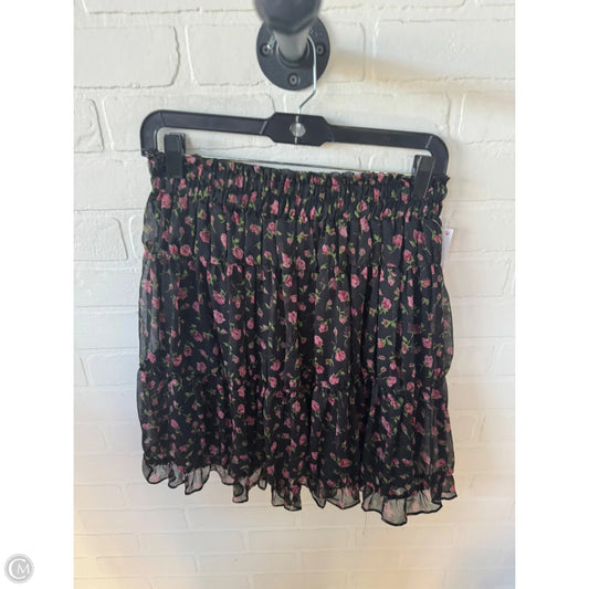 Skirt Mini & Short By Ya In Black & Pink, Size: 4