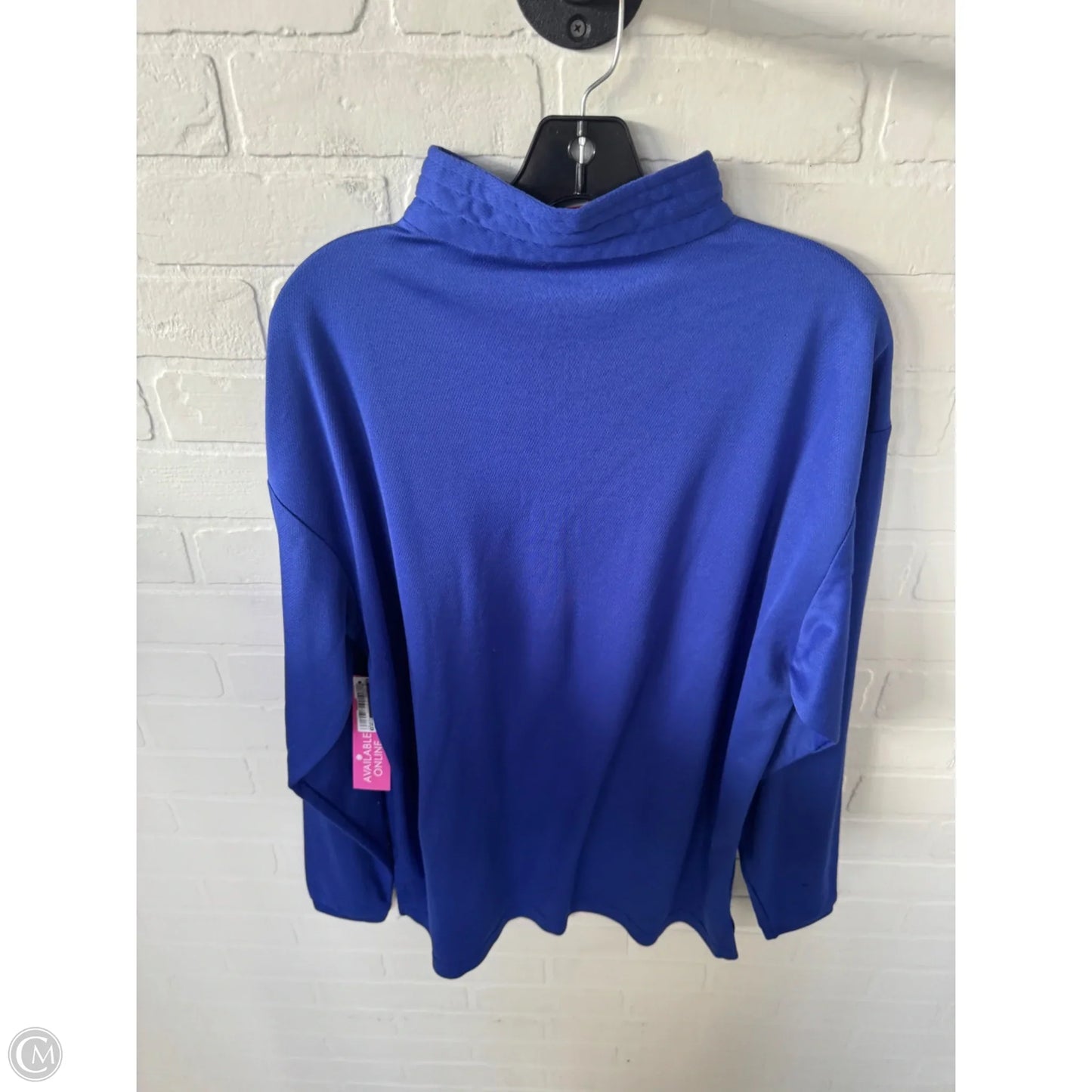Top Long Sleeve By Spyder In Blue, Size: L