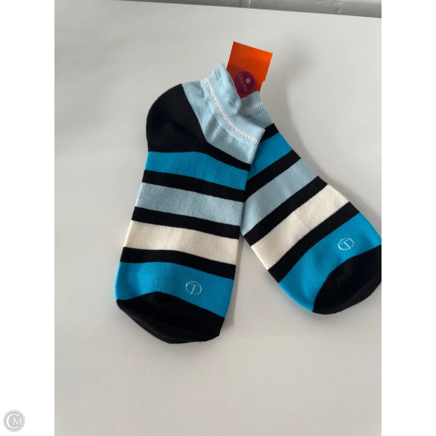 Socks By Talbots In Black & Blue, Size: Osfm