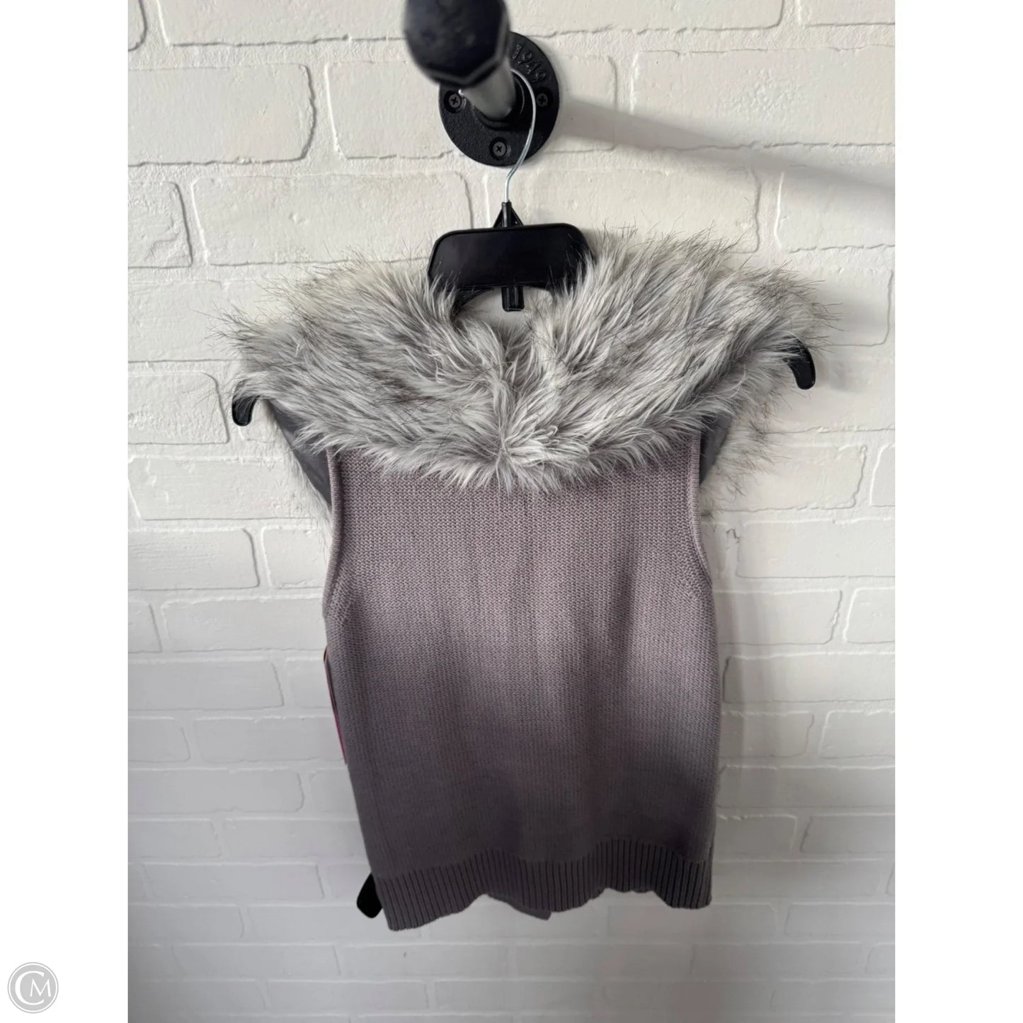 Vest Sweater By Ann Taylor In Grey, Size: Sp