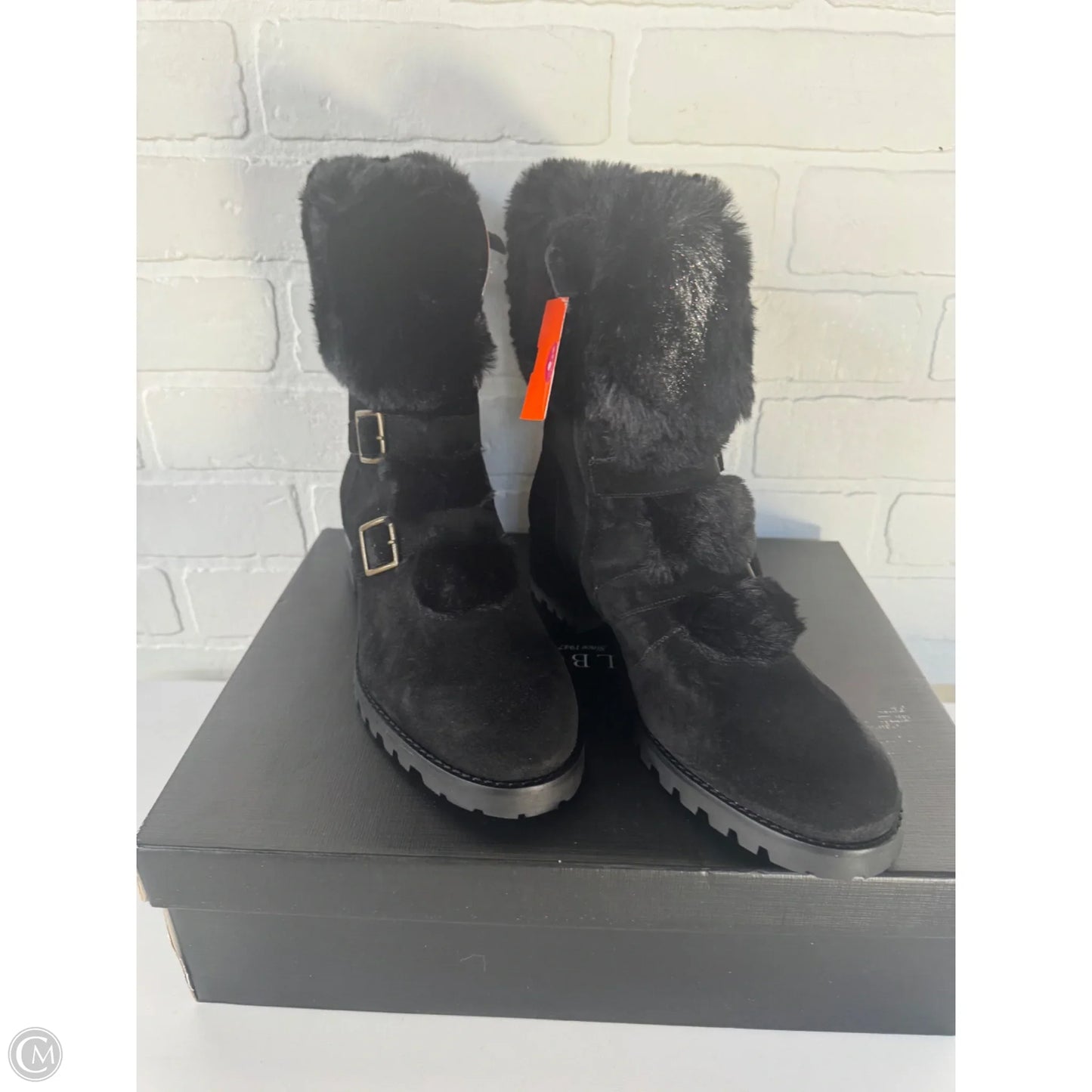 Boots Ankle Flats By Talbots In Black, Size: 9.5