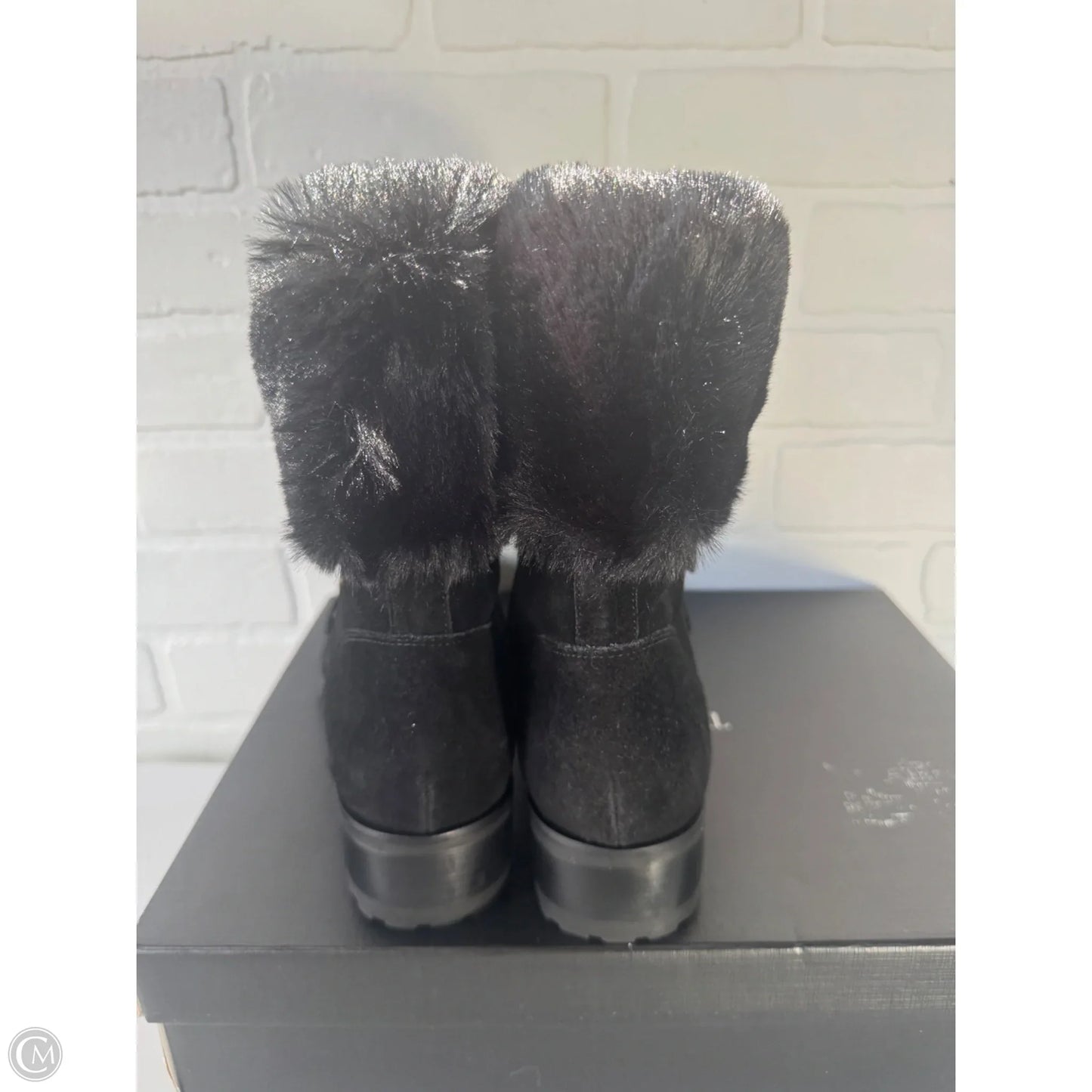 Boots Ankle Flats By Talbots In Black, Size: 9.5