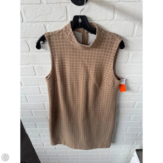Dress Work By Ann Taylor In Tan & White, Size: M