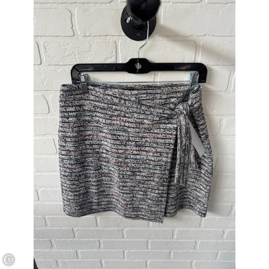 Skirt Mini & Short By Loft In Black & White, Size: 8