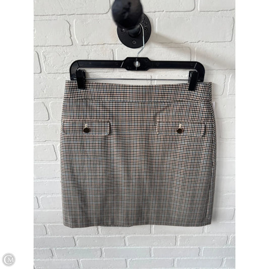 Skirt Mini & Short By Loft In Brown & Tan, Size: 6l