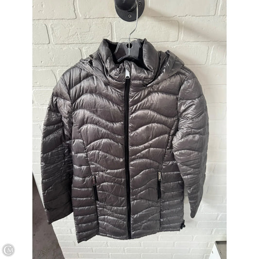Coat Puffer & Quilted By Andrew Marc In Grey, Size: S