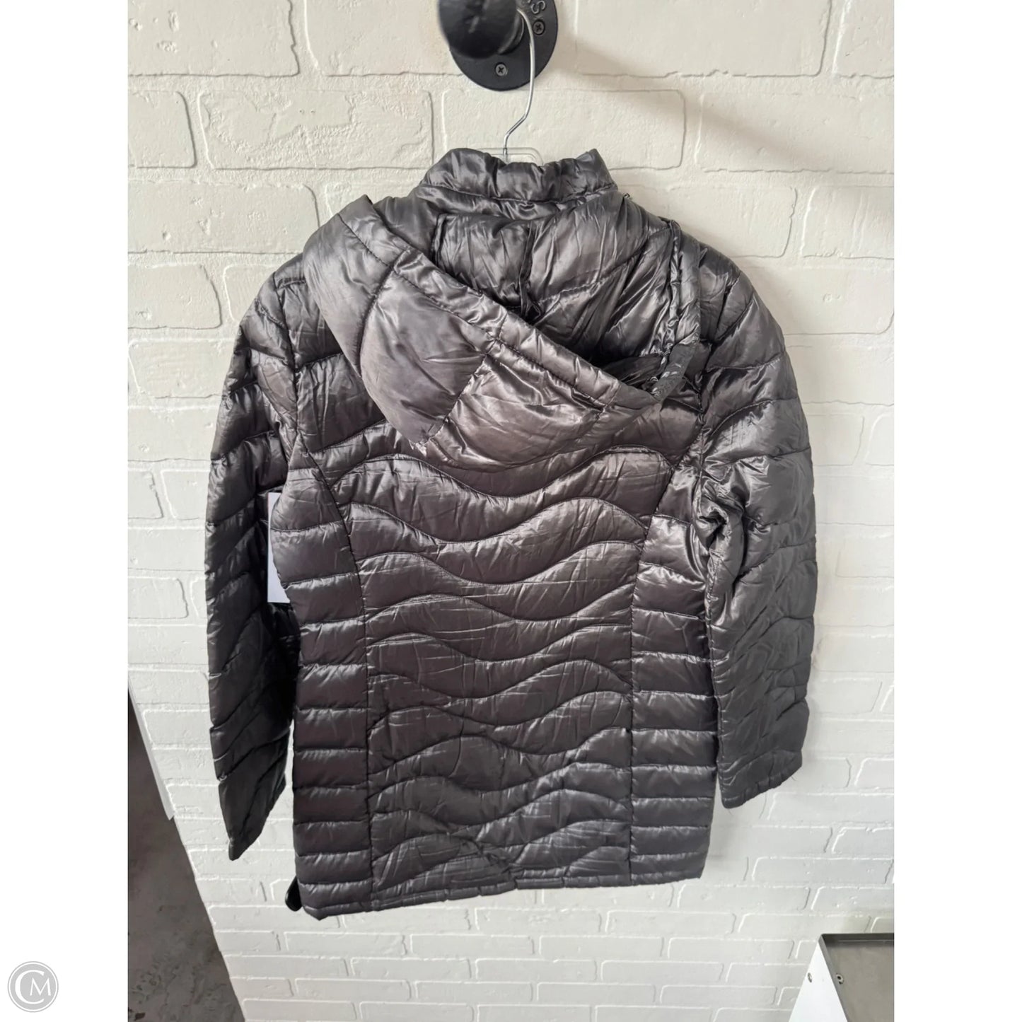Coat Puffer & Quilted By Andrew Marc In Grey, Size: S