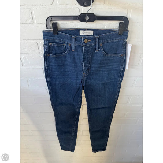 Jeans Skinny By Madewell In Blue Denim, Size: 6