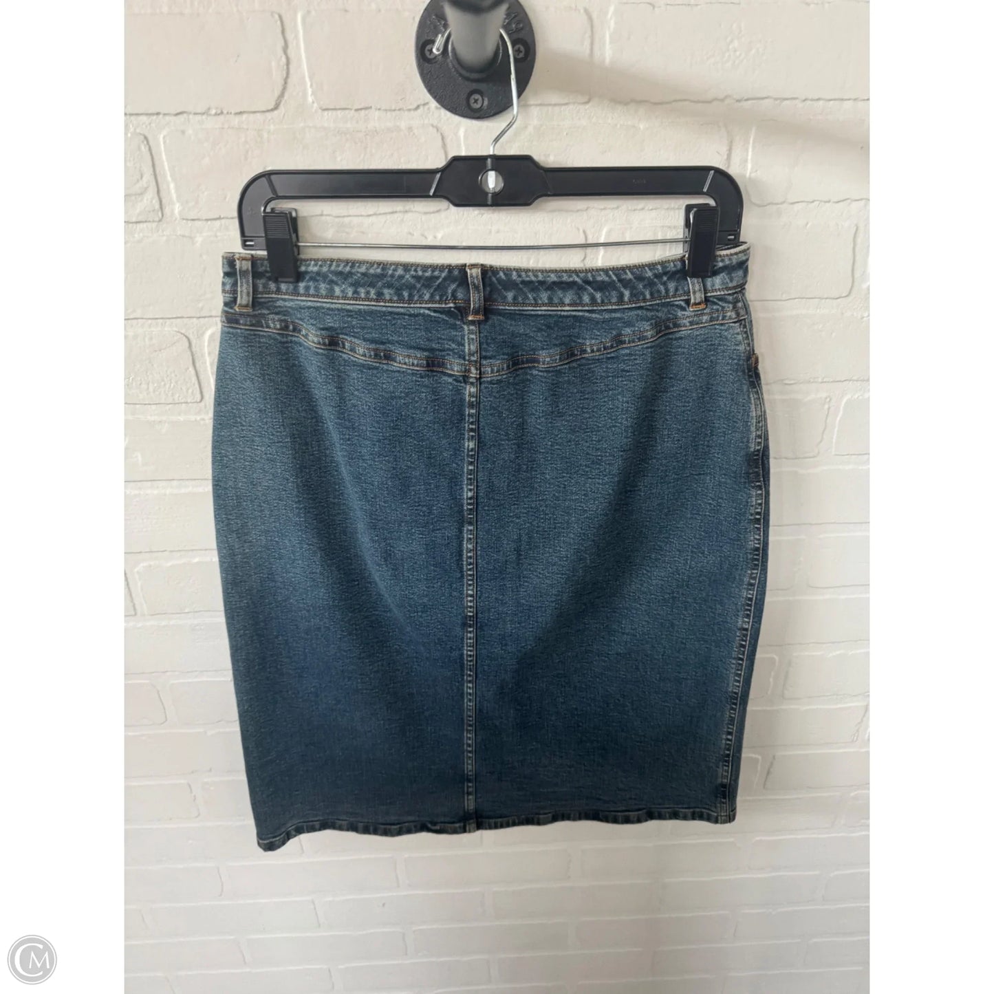 Skirt Mini & Short By Halogen In Blue Denim, Size: 8