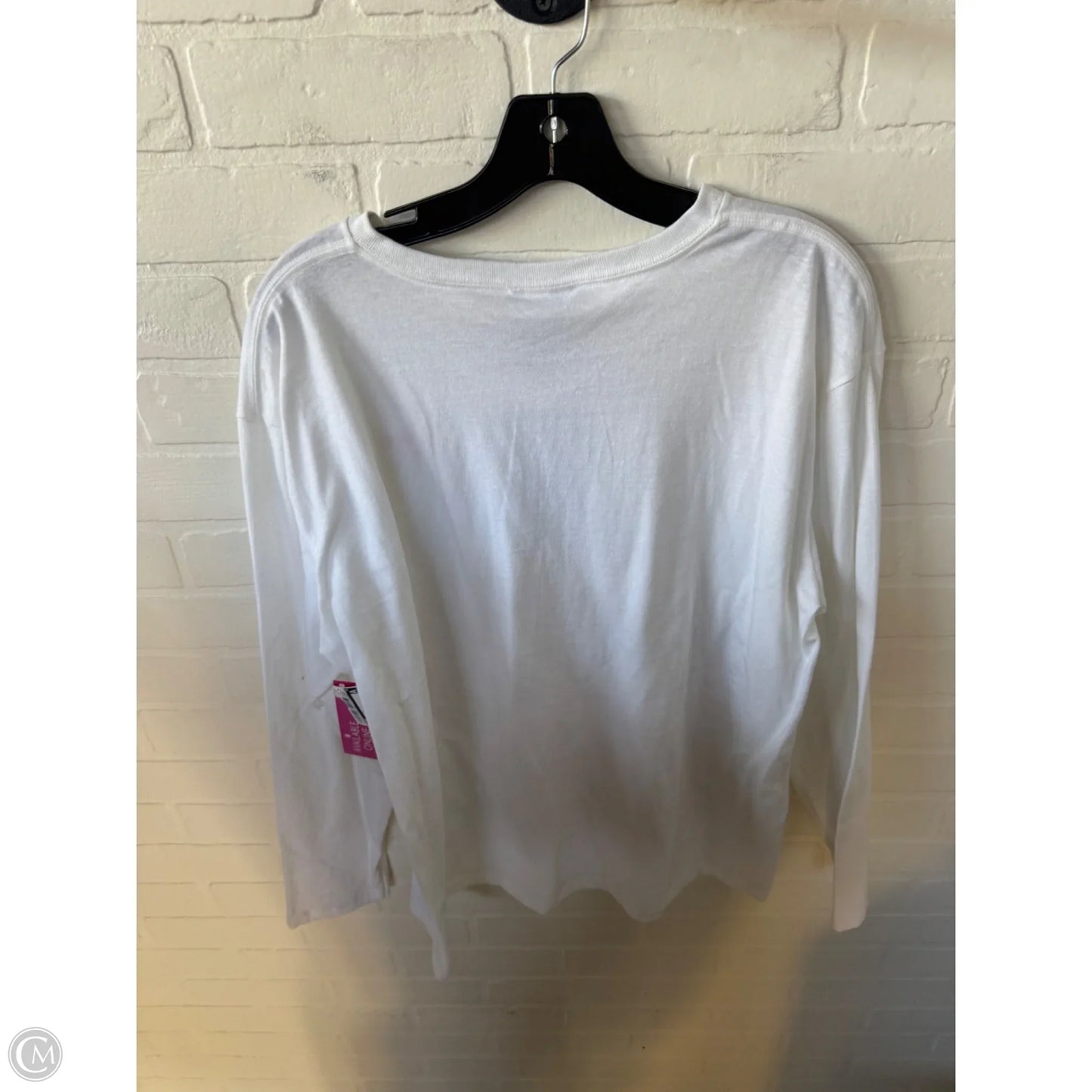 Top Long Sleeve Basic By Nike In White, Size: Xl