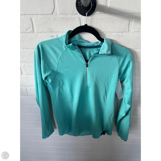 Athletic Top Long Sleeve Collar By Patagonia In Blue, Size: Xs