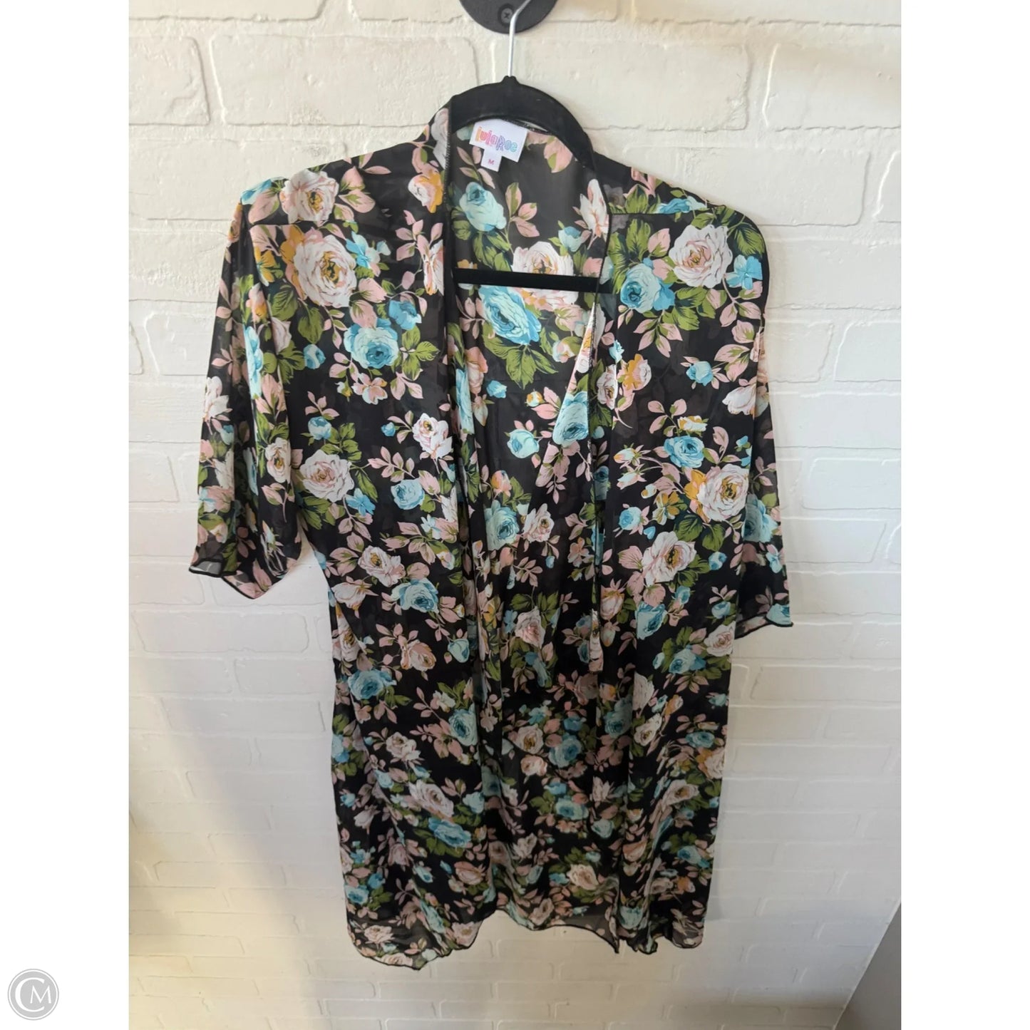 Kimono By Lularoe In Black & Blue, Size: M