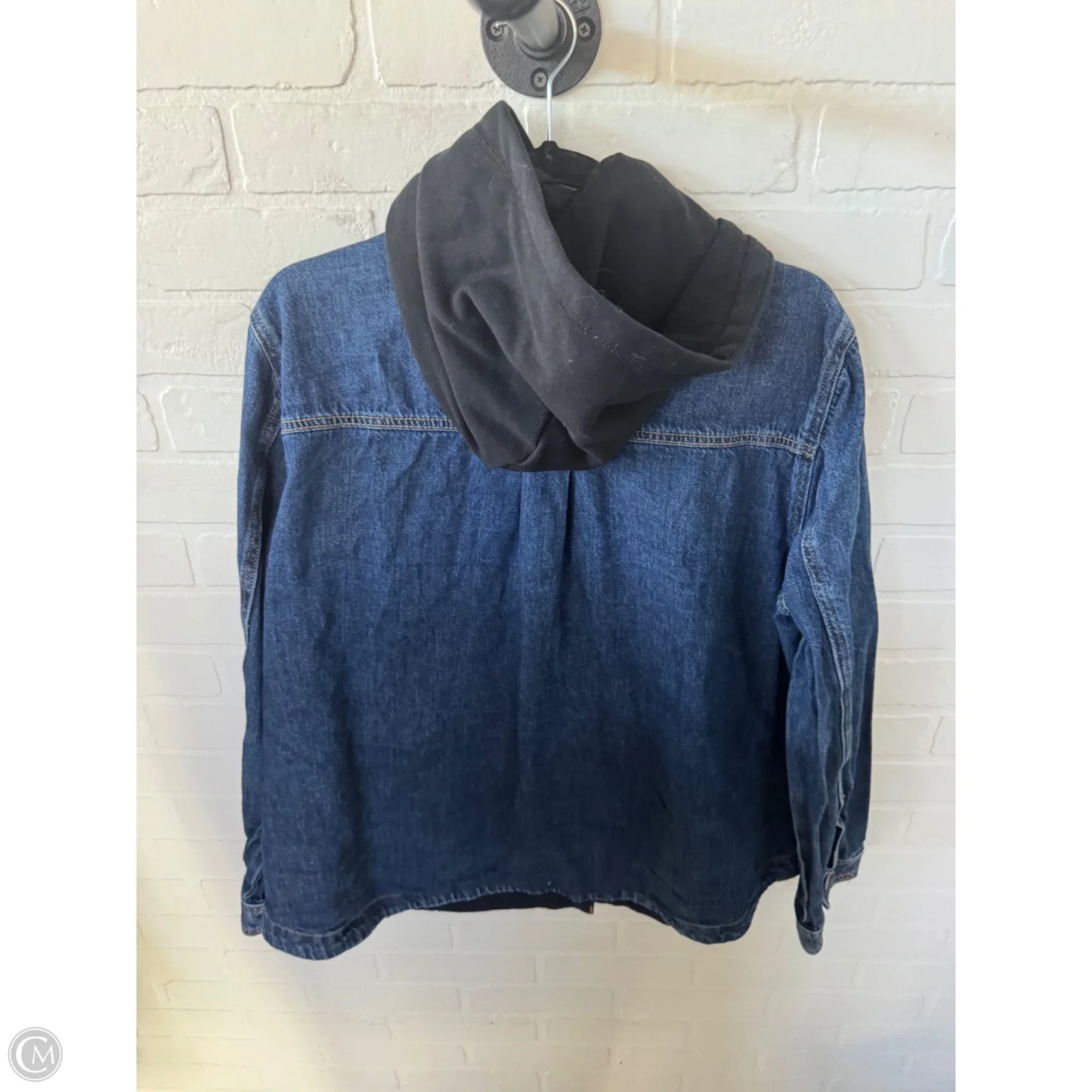 Jacket Denim By Torrid In Black & Blue, Size: 2x