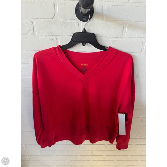 Sweatshirt Crewneck By Tek Gear In Red, Size: Xl