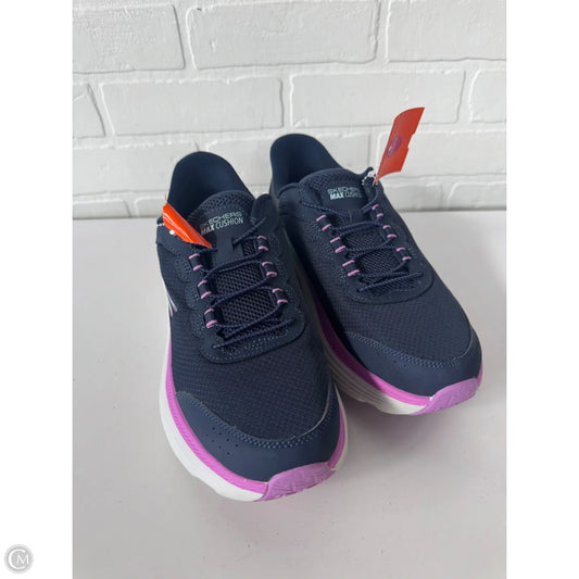 Shoes Athletic By Skechers In Blue & Pink, Size: 8.5