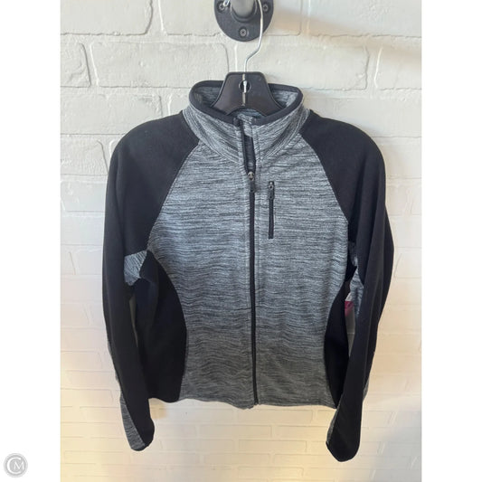 Sweatshirt Crewneck By Tek Gear In Black & White, Size: L