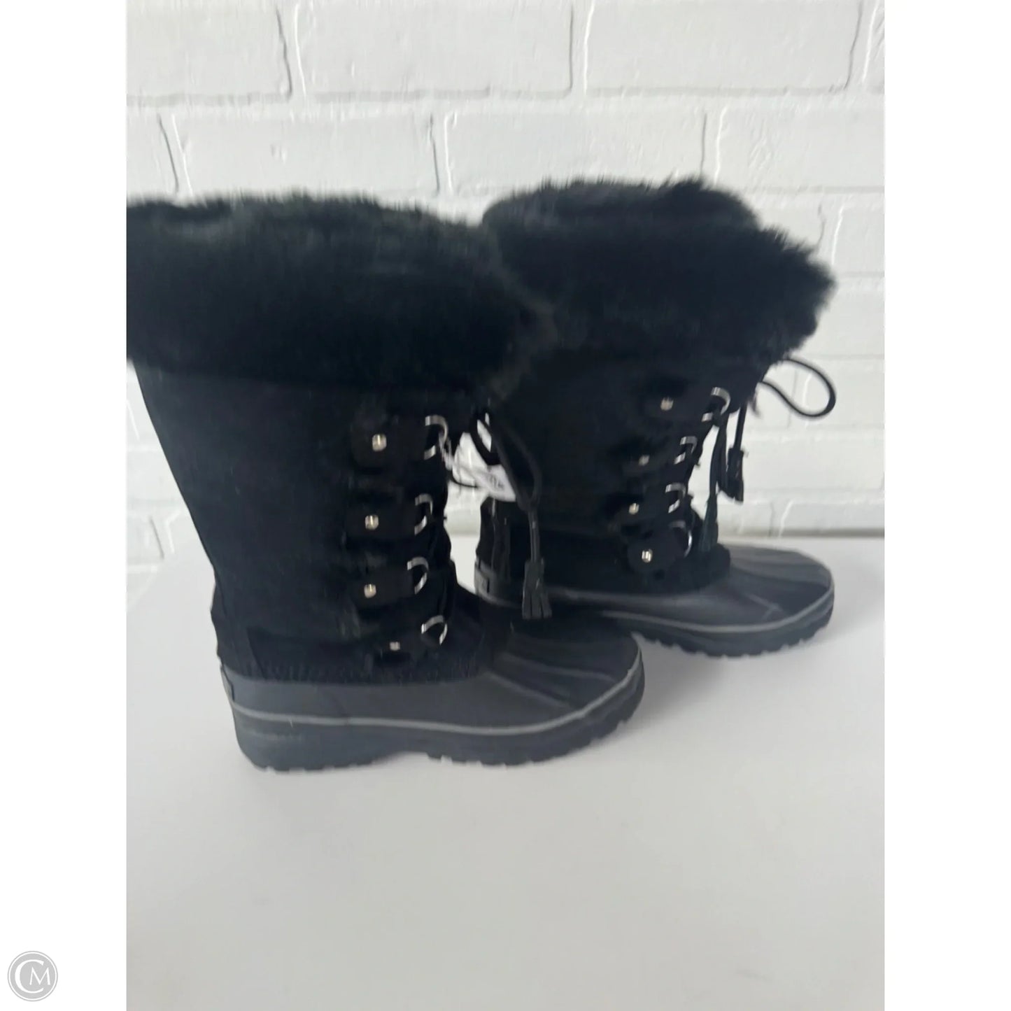 Boots Snow By Khombu In Black, Size: 8