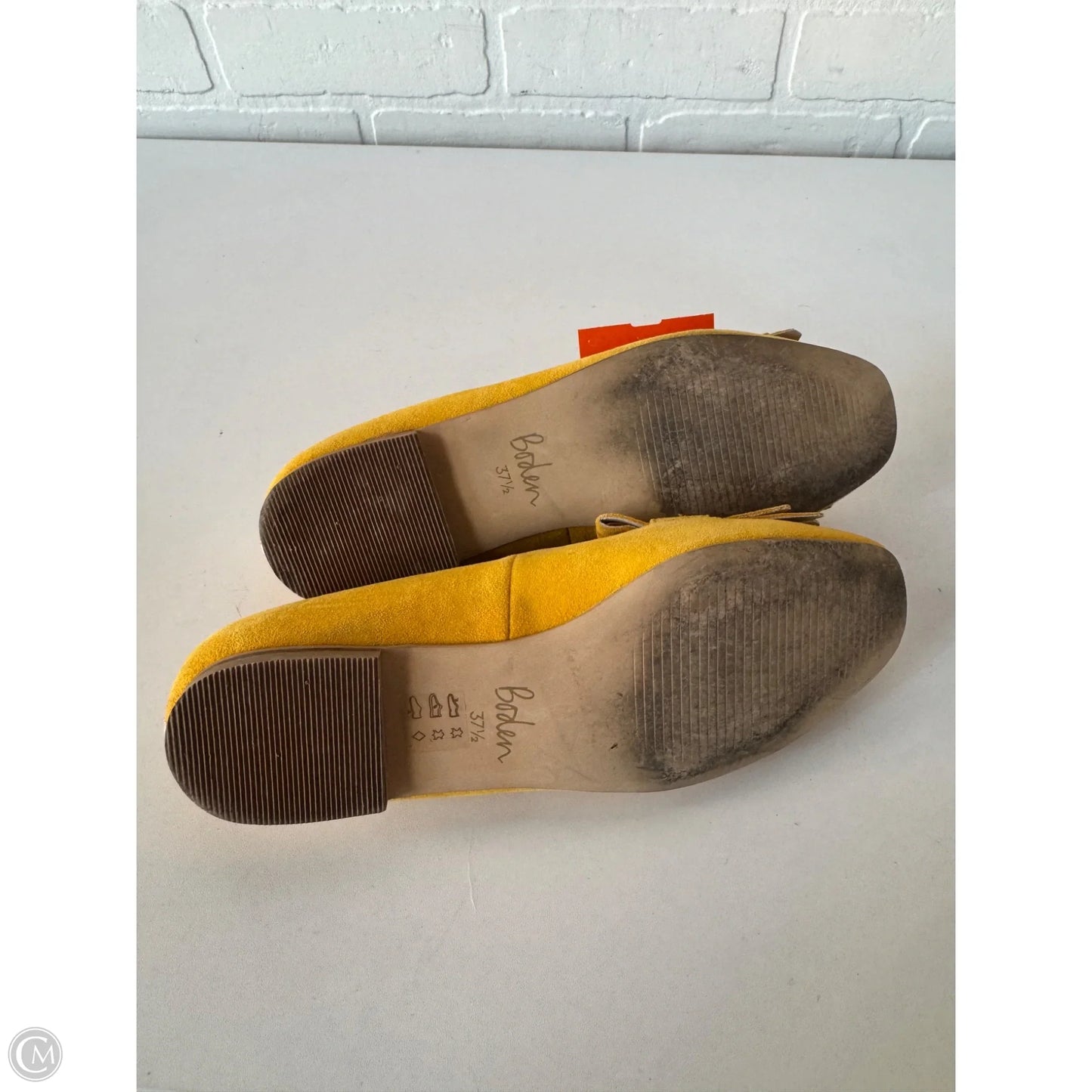 Shoes Flats By Boden In Yellow, Size: 7