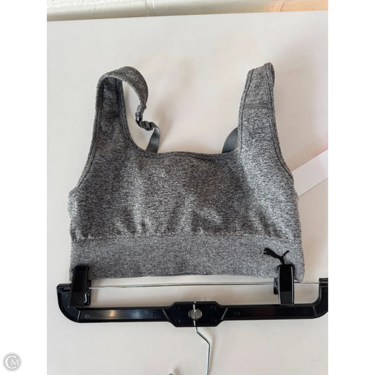 Athletic Bra By Puma In Grey, Size: M