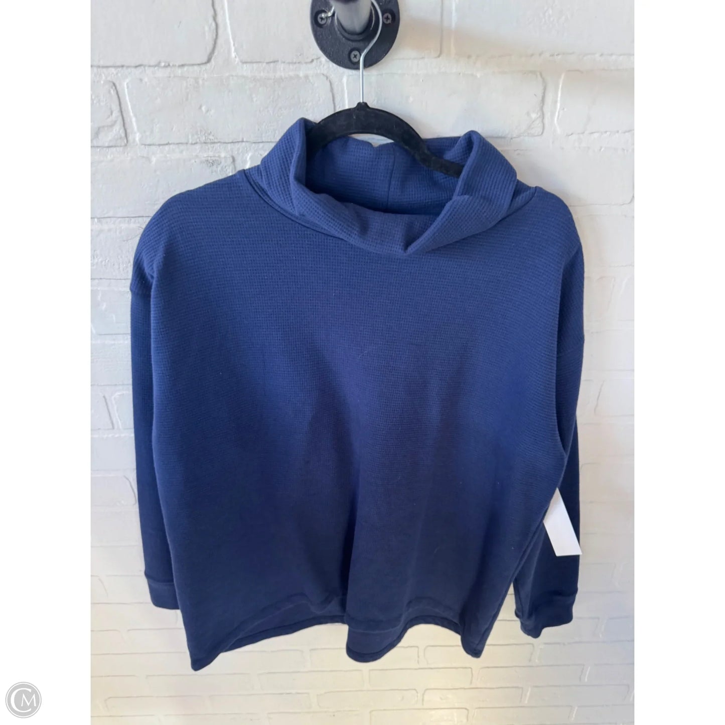 Top Long Sleeve By Lands End In Blue, Size: Xl