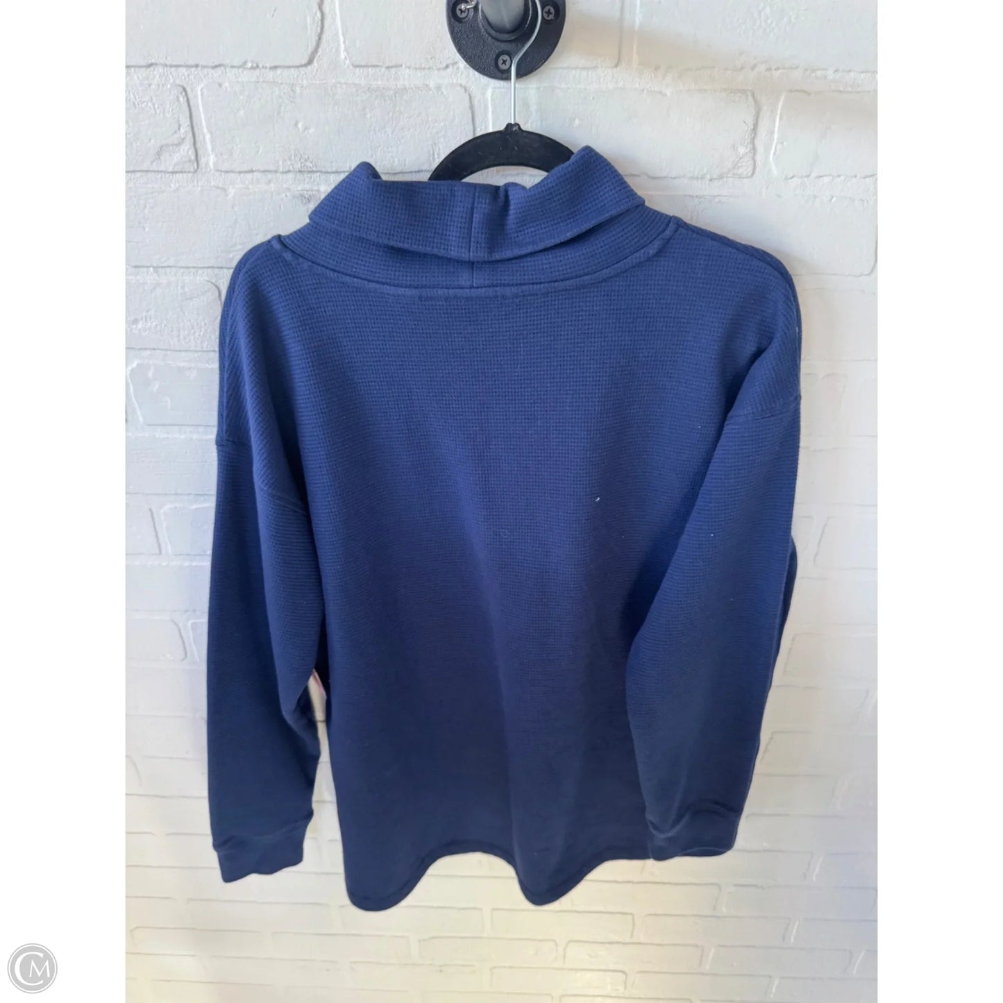 Top Long Sleeve By Lands End In Blue, Size: Xl