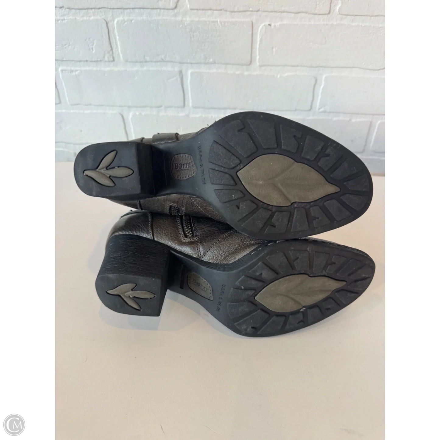 Boots Ankle Heels By Born In Green, Size: 8