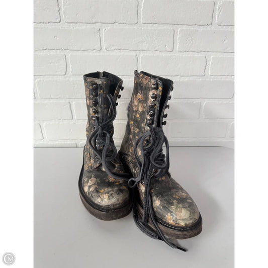 Boots Mid-calf Flats By Free People In Black & Brown, Size: 8.5