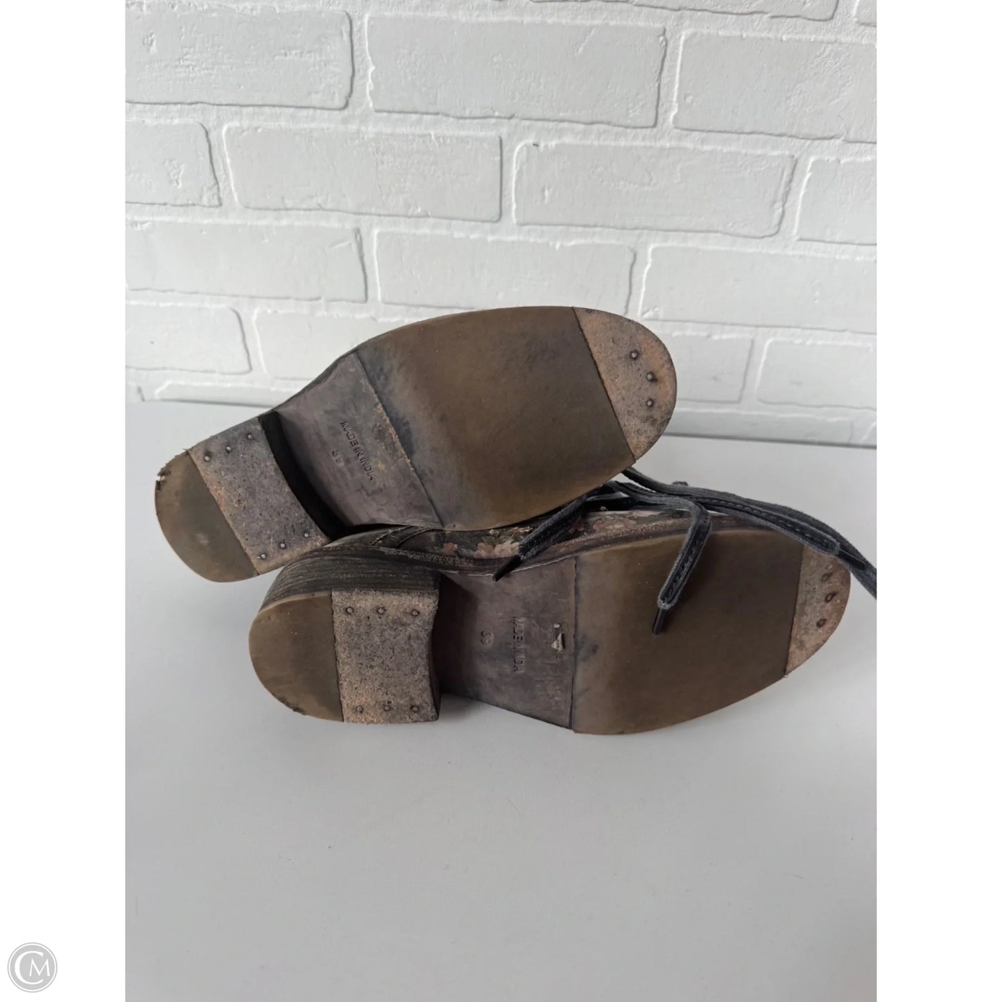 Boots Mid-calf Flats By Free People In Black & Brown, Size: 8.5