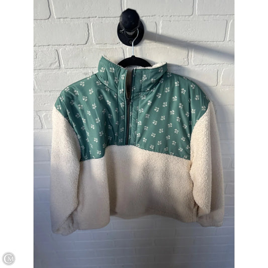 Jacket Fleece By Universal Thread In Green & White, Size: Xl
