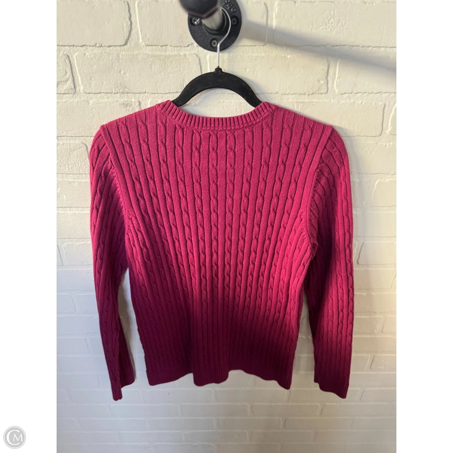 Sweater By Croft And Barrow In Pink, Size: M