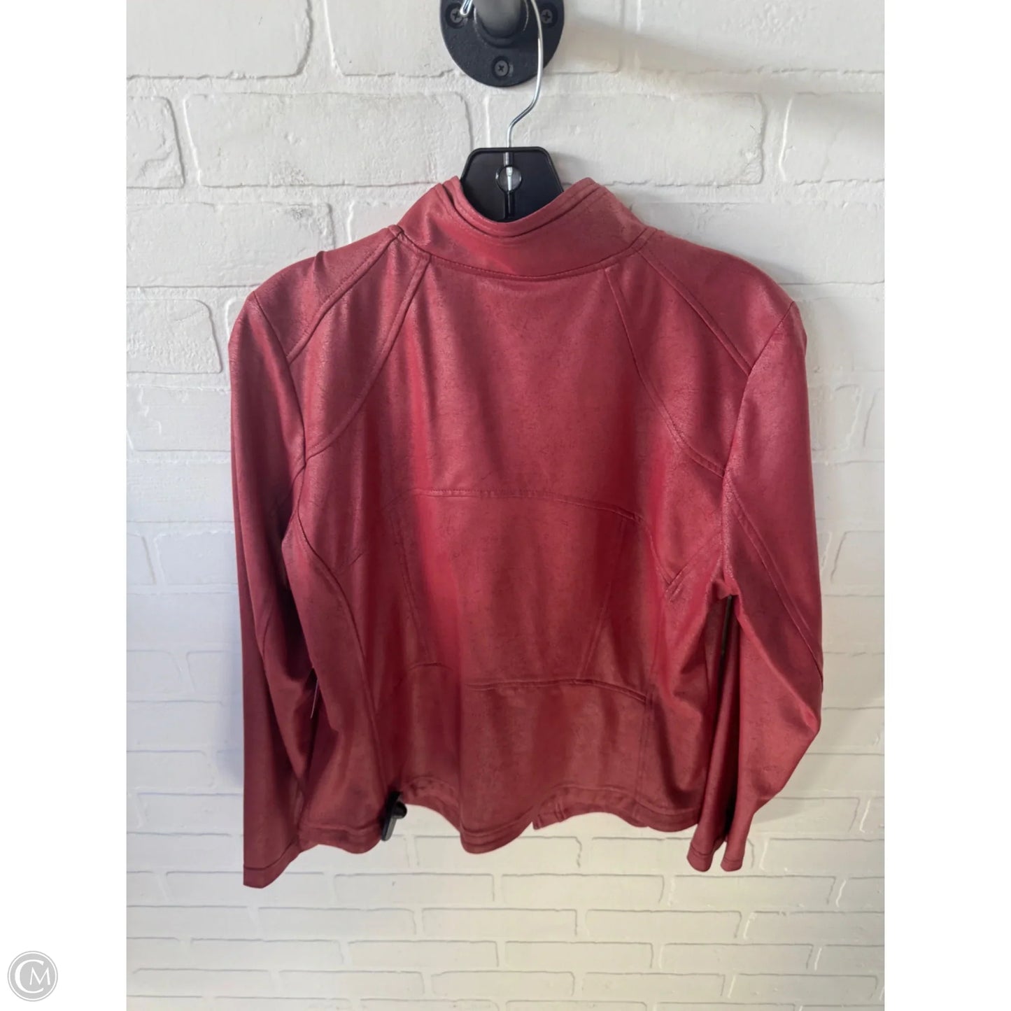 Jacket Moto By Clara Sun Woo In Red, Size: M