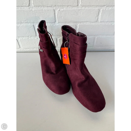 Boots Ankle Heels By Kelly And Katie In Red, Size: 9