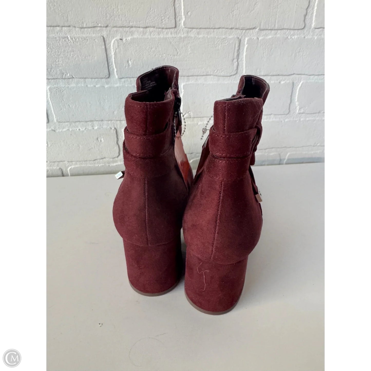 Boots Ankle Heels By Kelly And Katie In Red, Size: 9