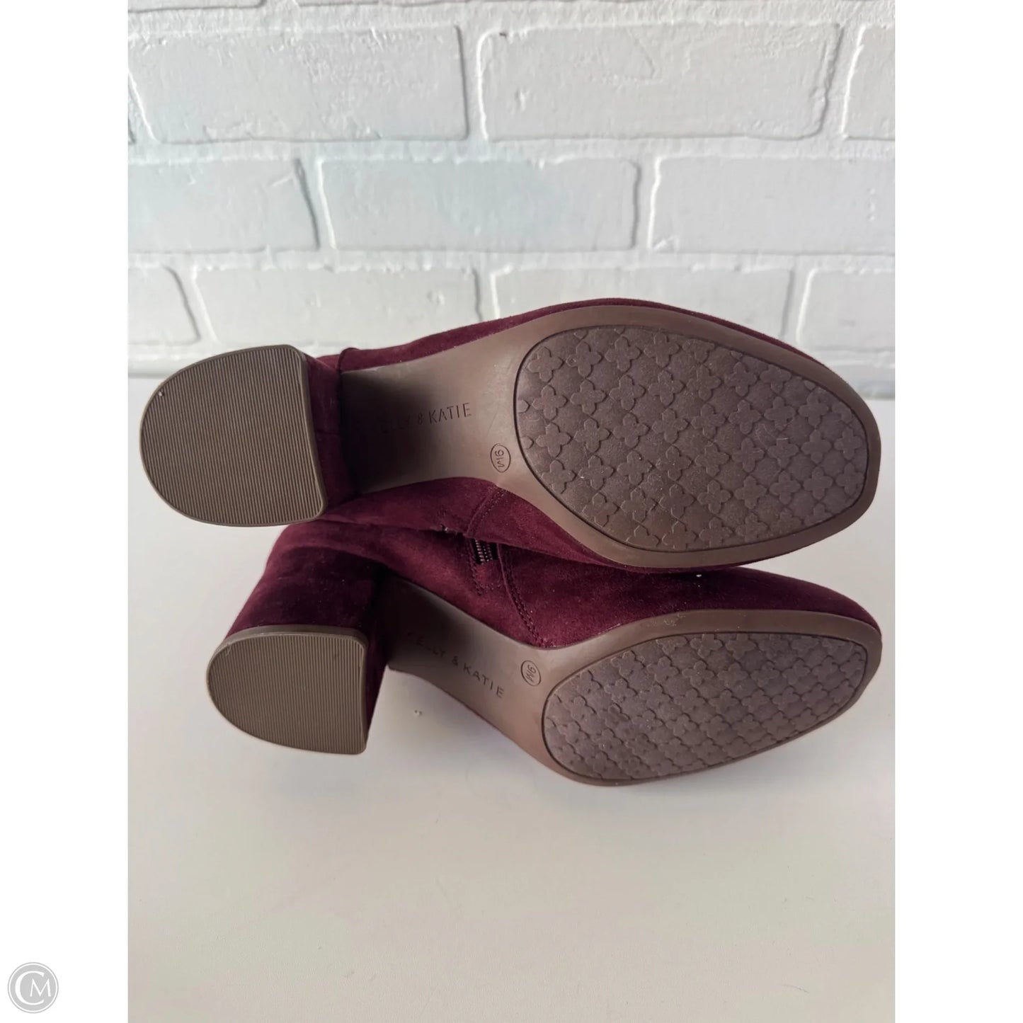 Boots Ankle Heels By Kelly And Katie In Red, Size: 9