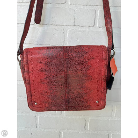 Crossbody Leather By B. Makowsky, Size: Large