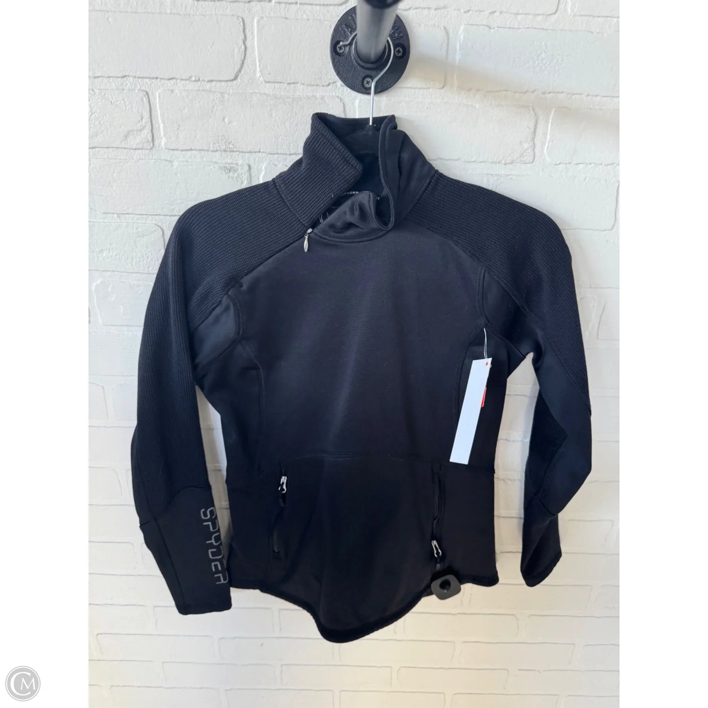 Athletic Jacket By Spyder In Black, Size: Xs