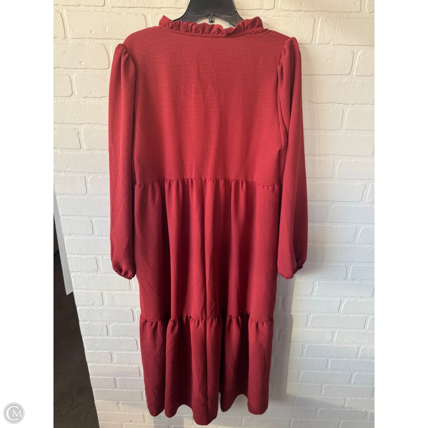 Dress Casual Midi By Haptics In Red, Size: L