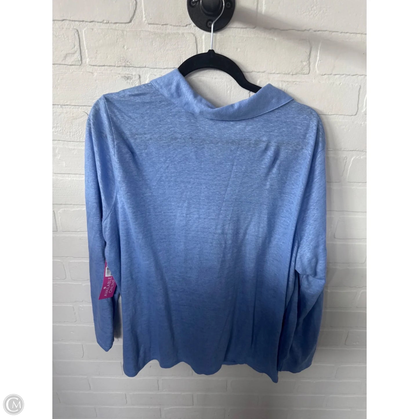 Top Long Sleeve By J. Jill In Blue, Size: Xl