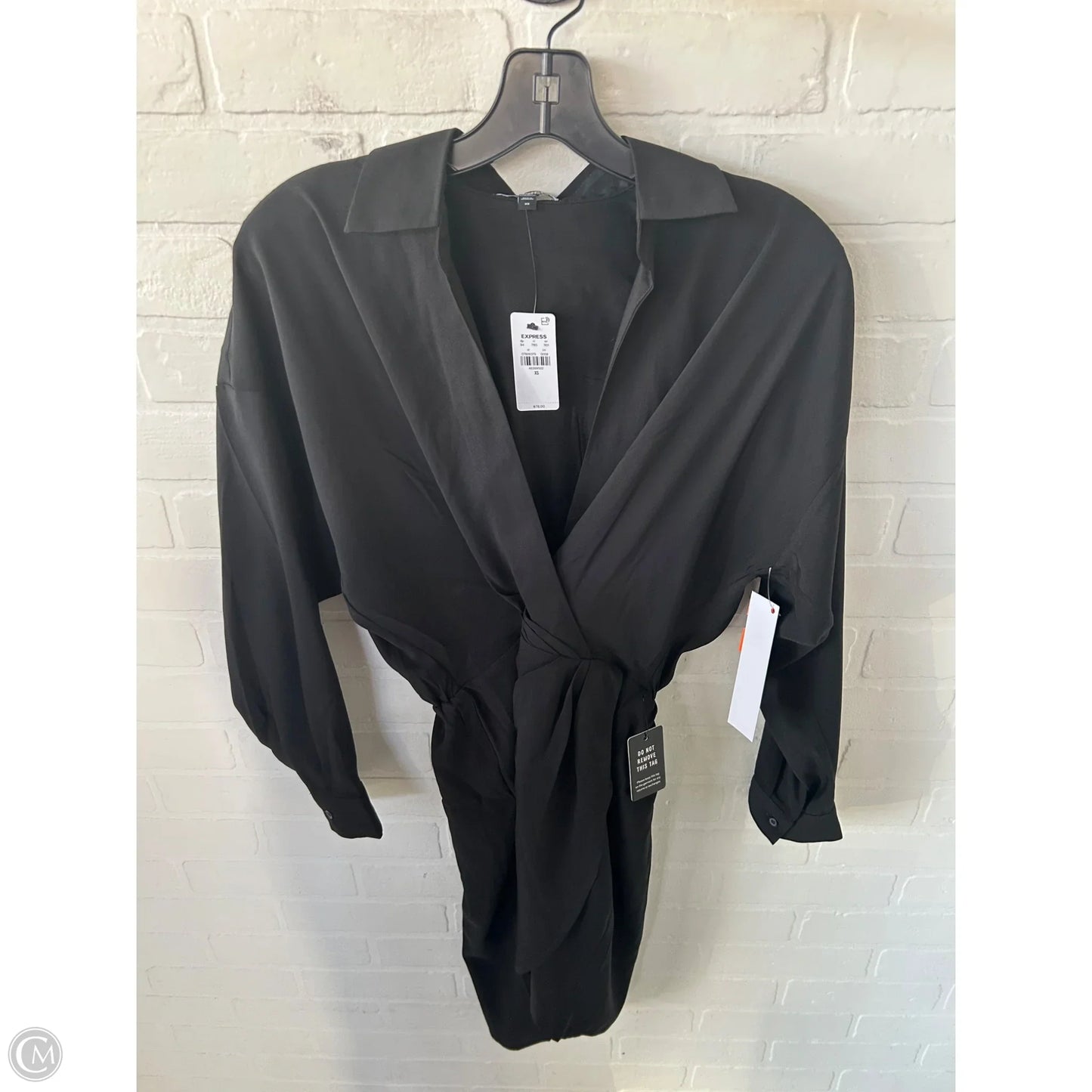 Dress Work By Express In Black, Size: Xs