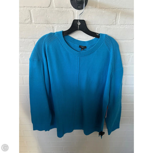 Sweater By Talbots In Blue, Size: Xlp
